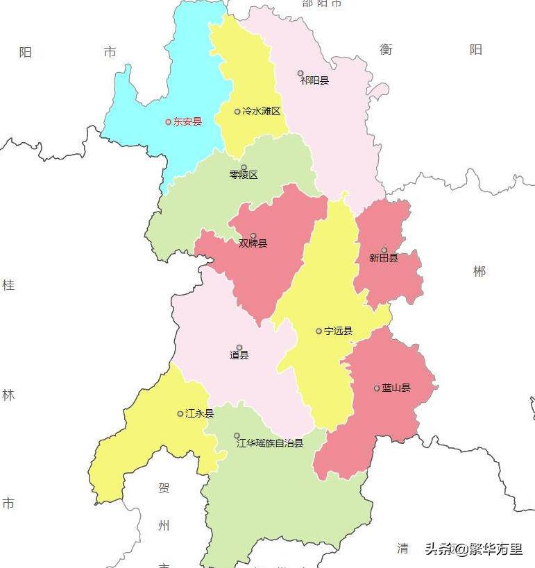 永州属于哪个省哪个市管辖(湖南永州市的区划调整历史)-图片5